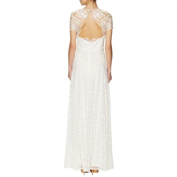 Marchesa Notte Ivory Lace Wedding Gown